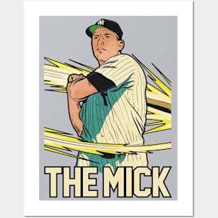 Mickey Mantle - The Mick - Posters and Art